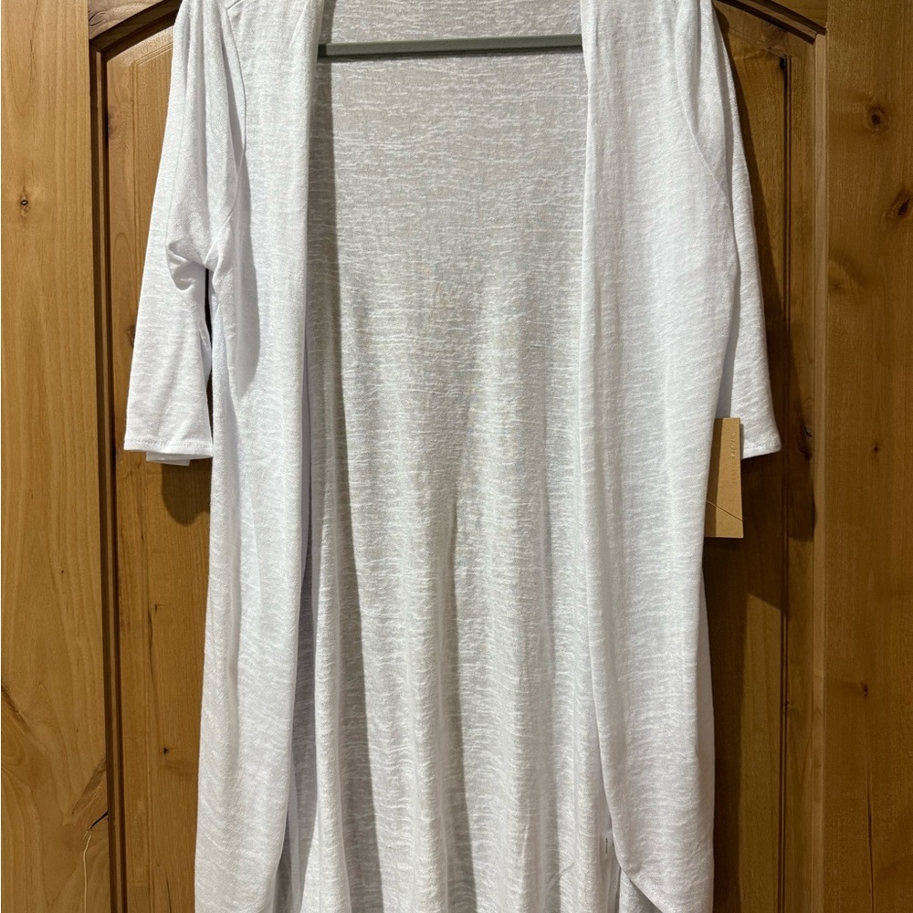 Kerisma White Open-Front Cardigan